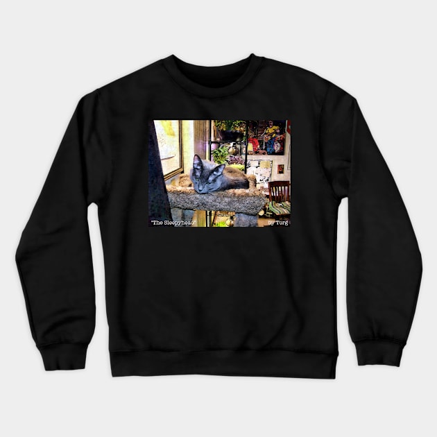 The Sleepyhead Crewneck Sweatshirt by ImpArtbyTorg